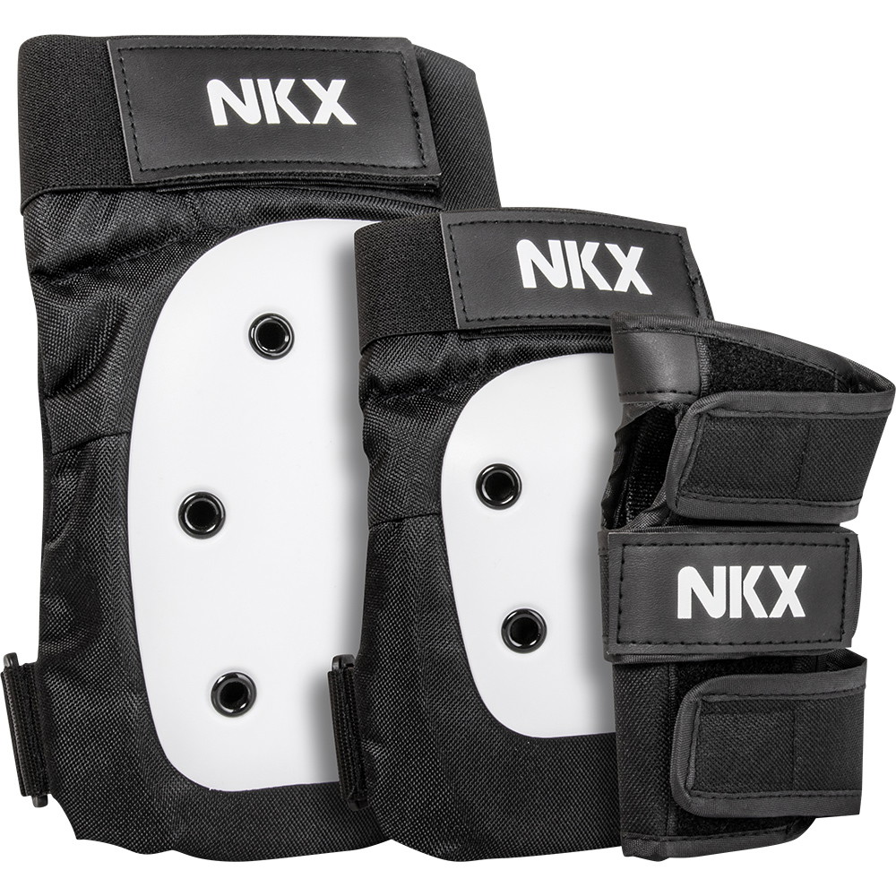 NKX 3-Pack Pro Protective Gear - Ginocchiere, Gomitiere e Polsiere