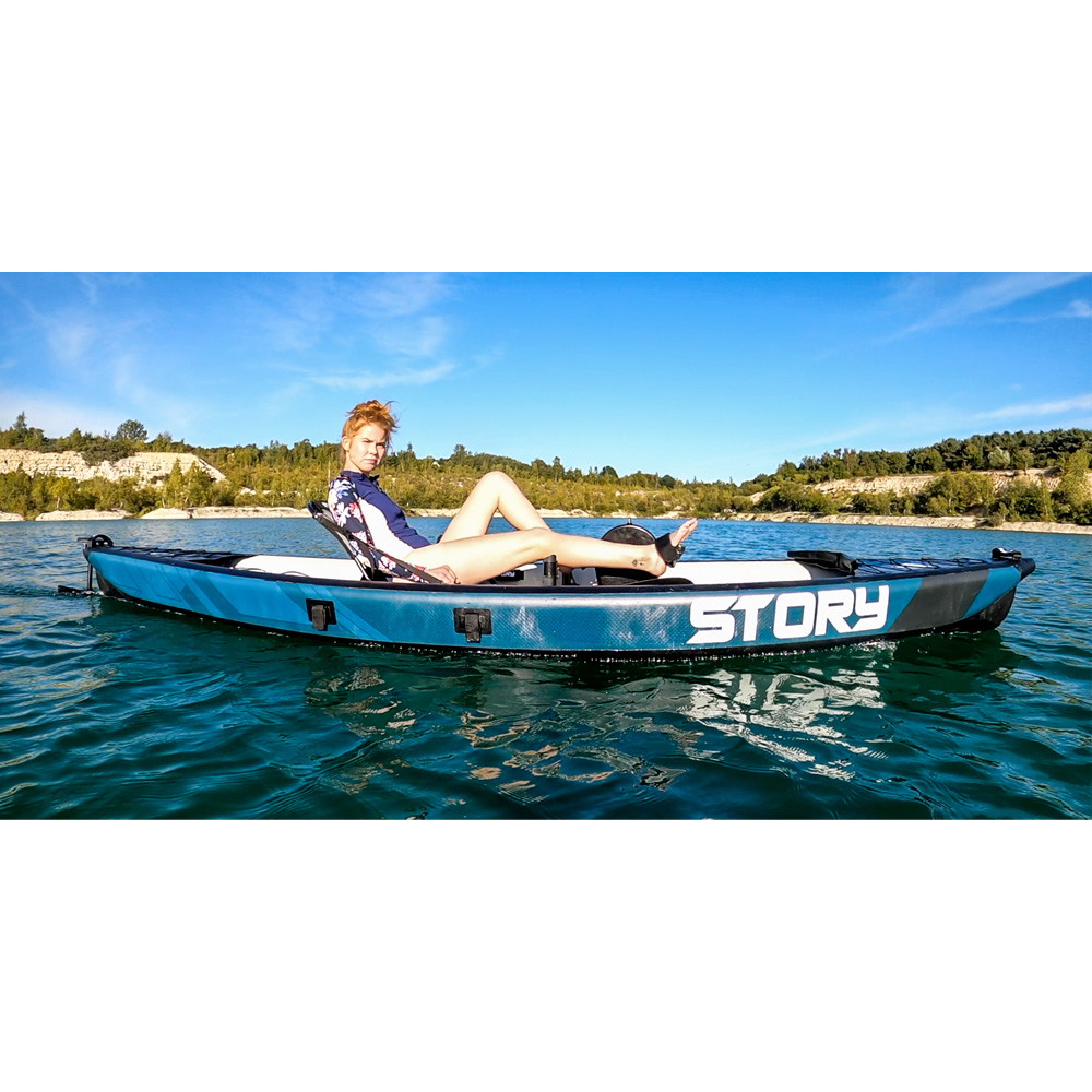 Kayak Pedalabile Gonfiabile per 1 Persona