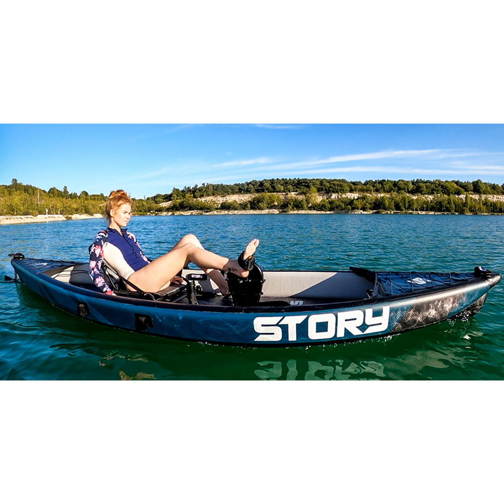 Kayak Pedalabile Gonfiabile per 1 Persona