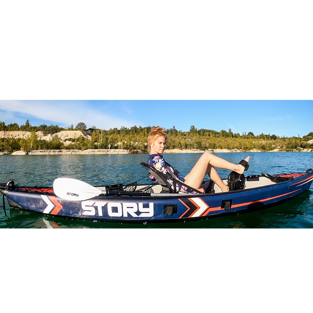 Kayak Gonfiabile a Pedali per 1 Persona