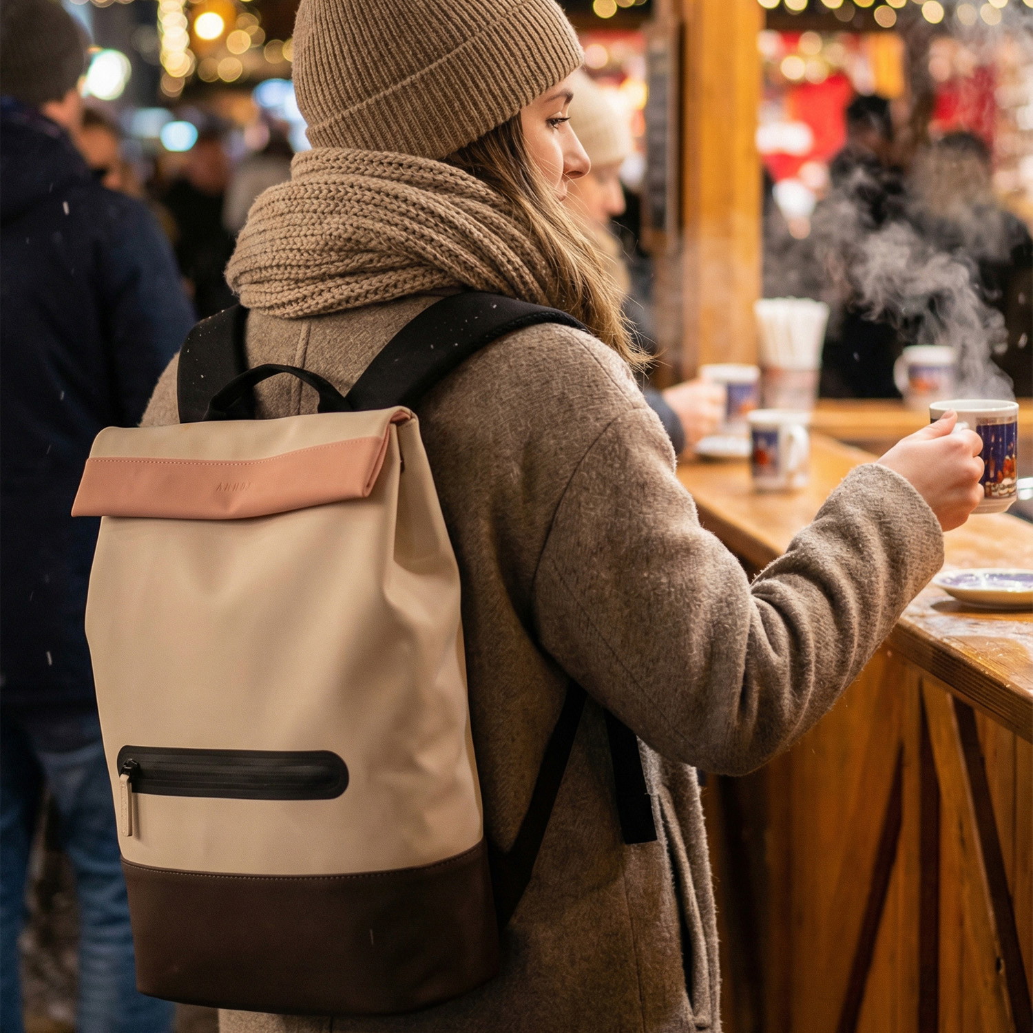 Annox Liteday 13.5L - Zaino quotidiano leggero e moderno con scomparto per laptop