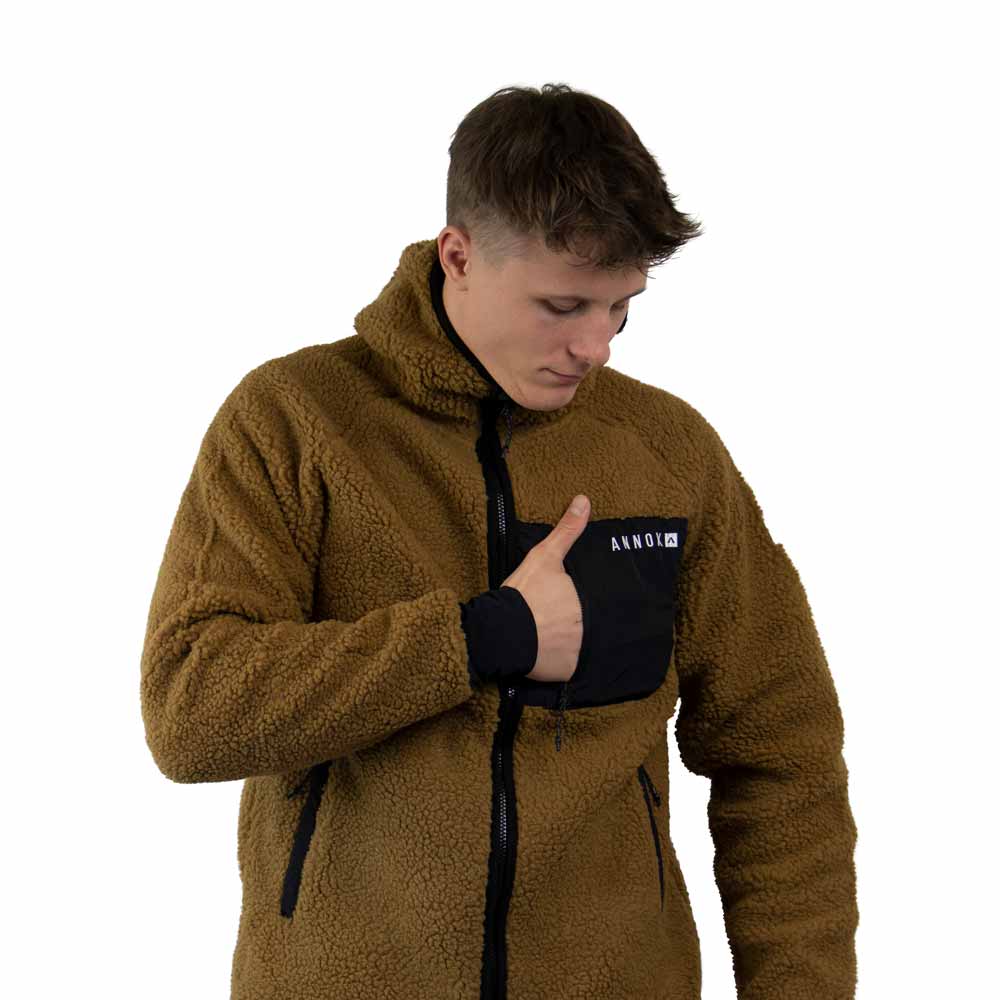 Giacca in Fleece Sherpa Annox Summit Hoodie