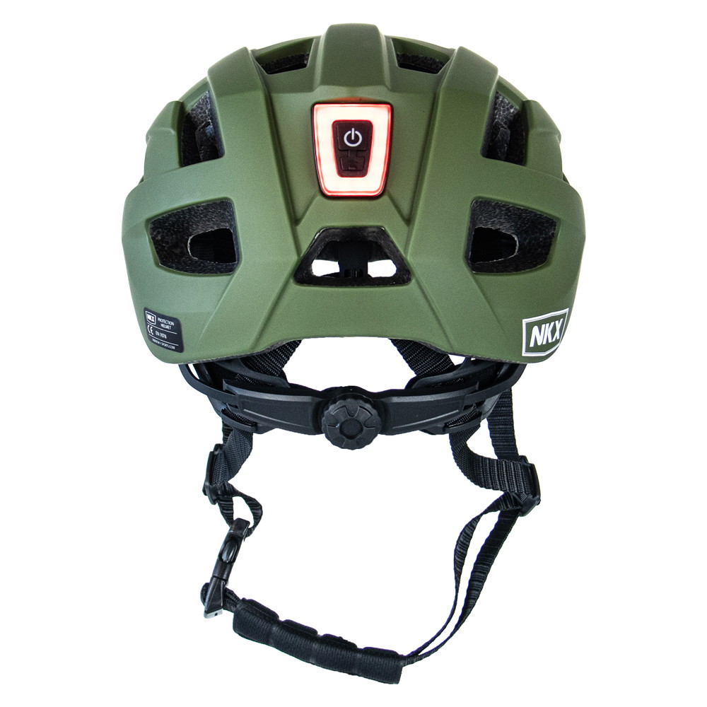 Casco da Bicicletta LED NKX City con luce integrata