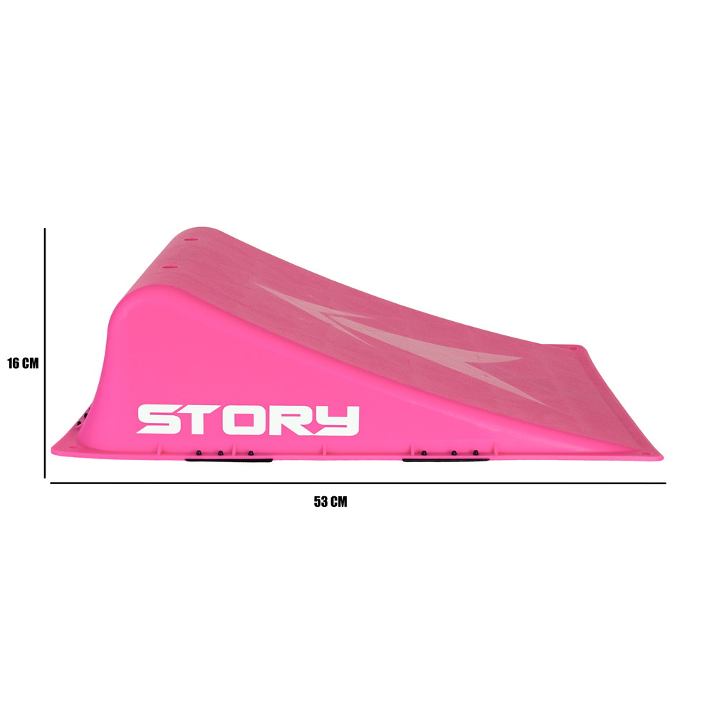 Rampa Storia Skate Jump per trick con pattini pro scooter, skateboard o roller