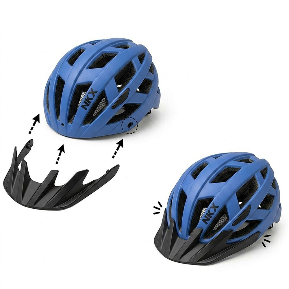 Casco da Bicicletta LED NKX City con luce integrata
