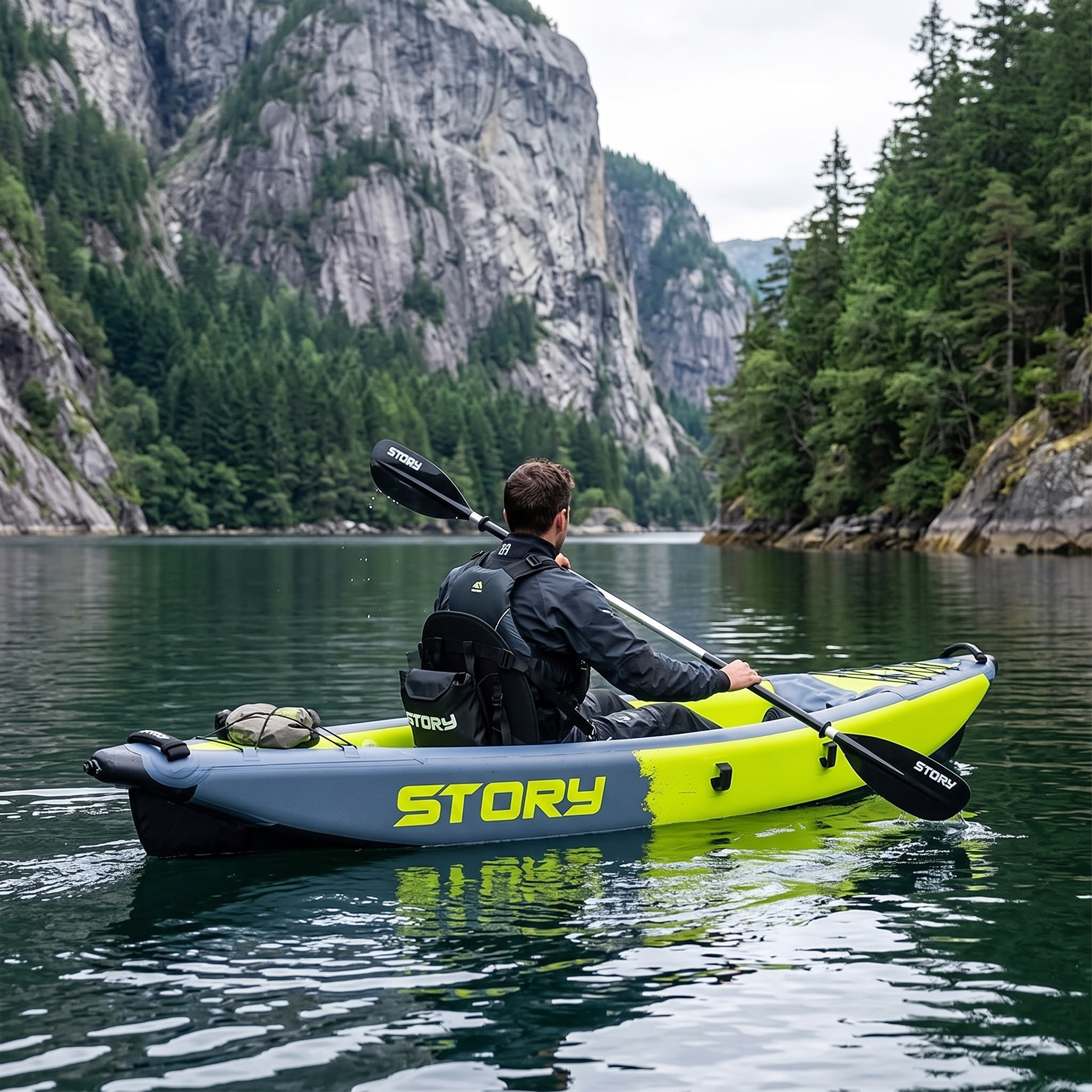 Kayak Gonfiabile per Una Persona Story Division