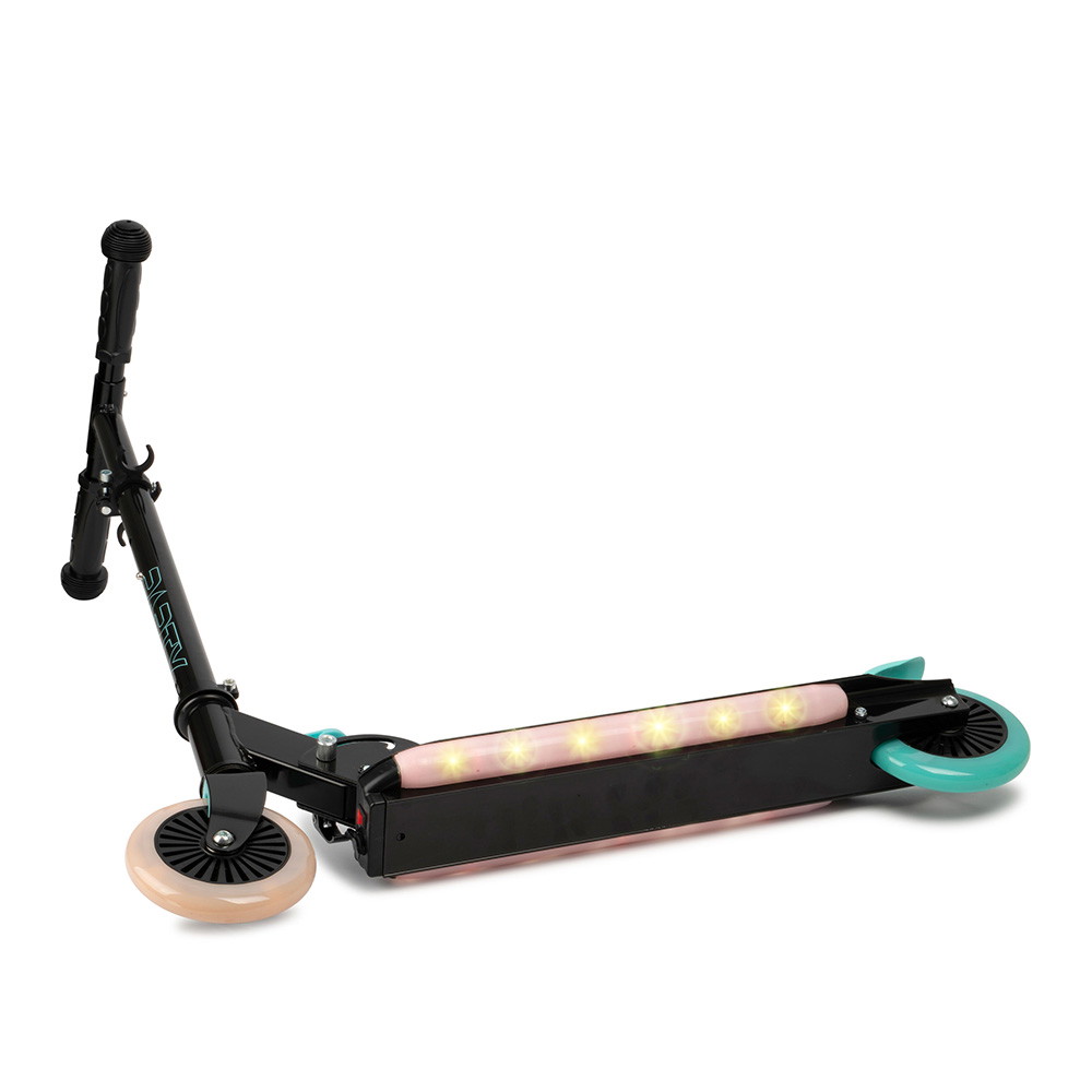 Story Party LED Scooter da Kick regolabile per bambini