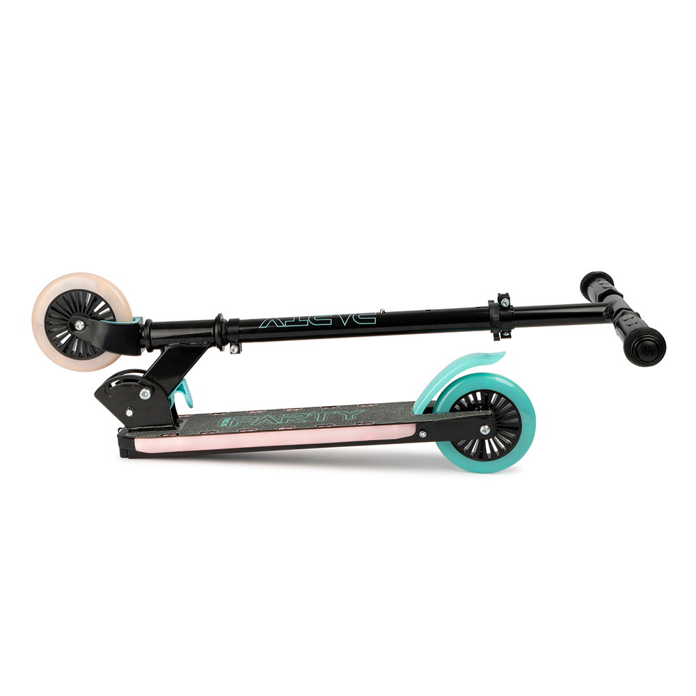 Story Party LED Scooter da Kick regolabile per bambini