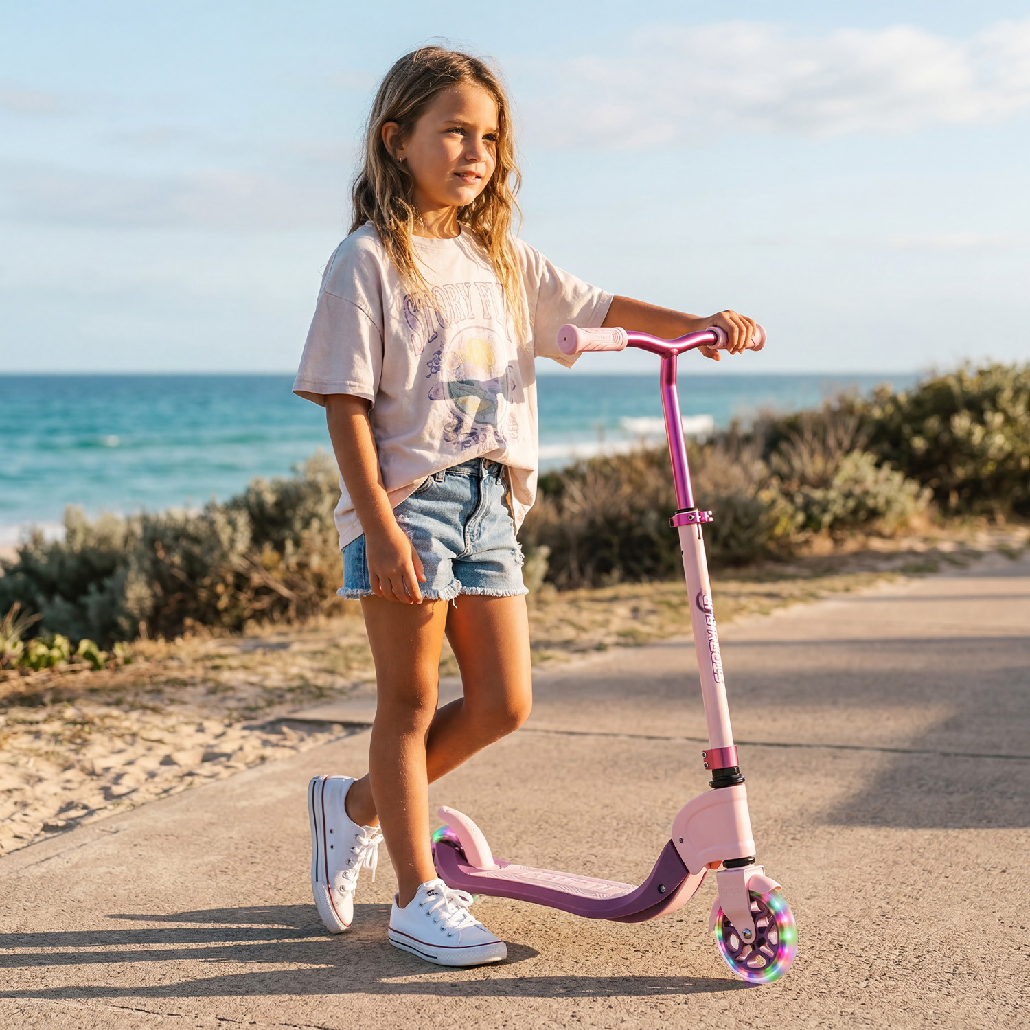 Story Flip Pieghevole LED Trotinette