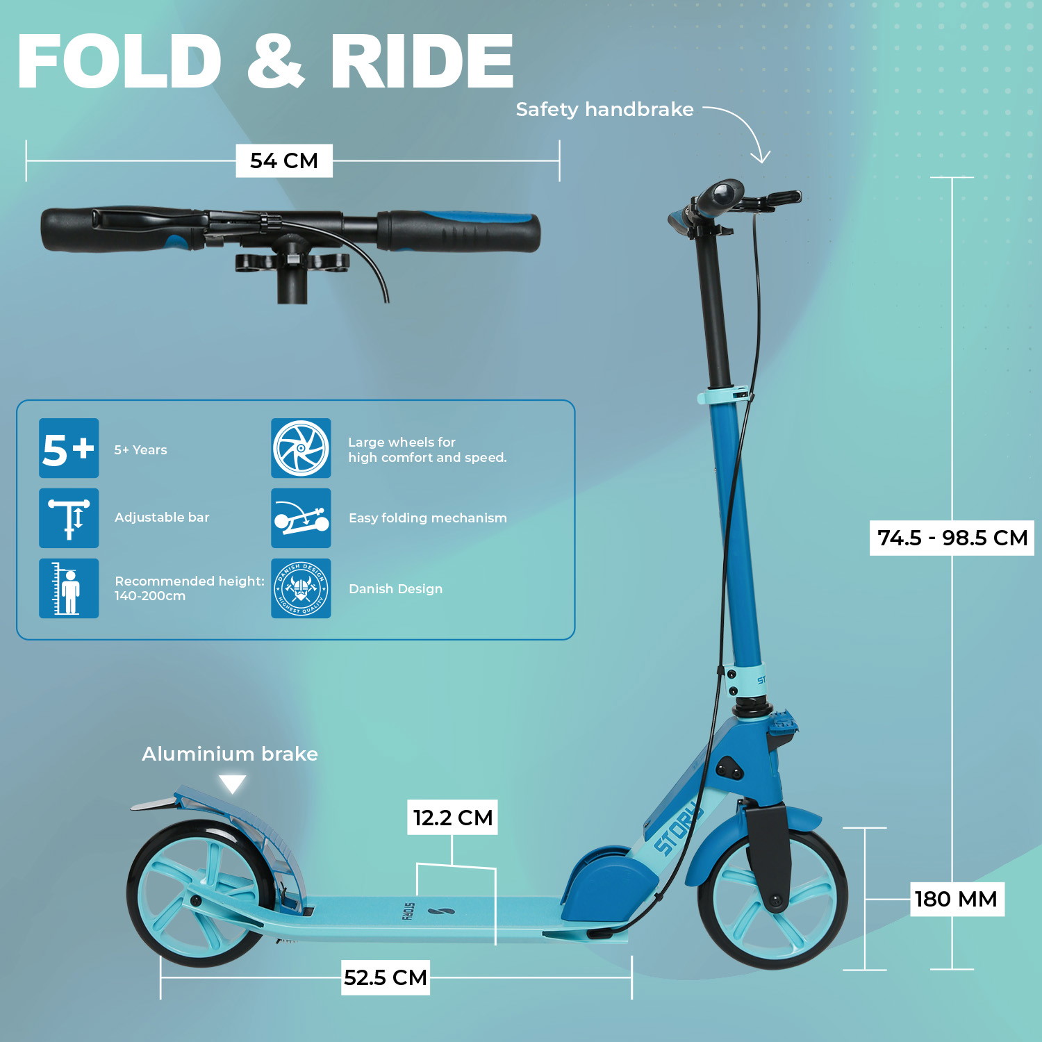 Story Fold & Ride – Monopattino pieghevole