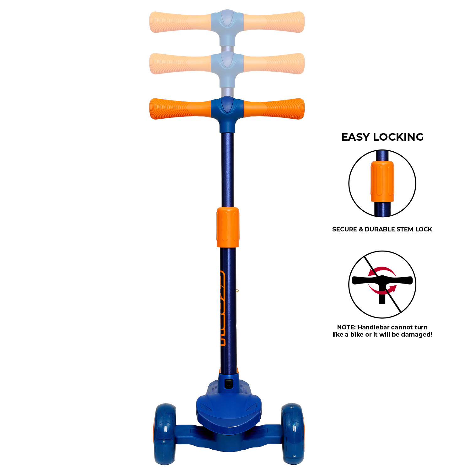 Story Mini Friends LED deluxe scooter a 3 ruote per bambini