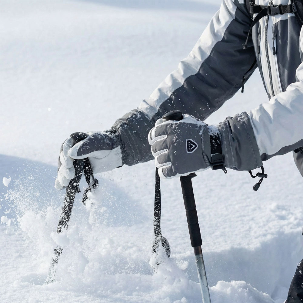 Annox Alpine Guanti da sci in pelle
