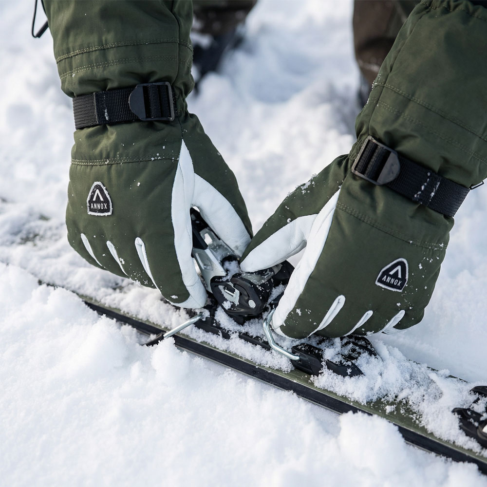 Annox Alpine Guanti da sci in pelle