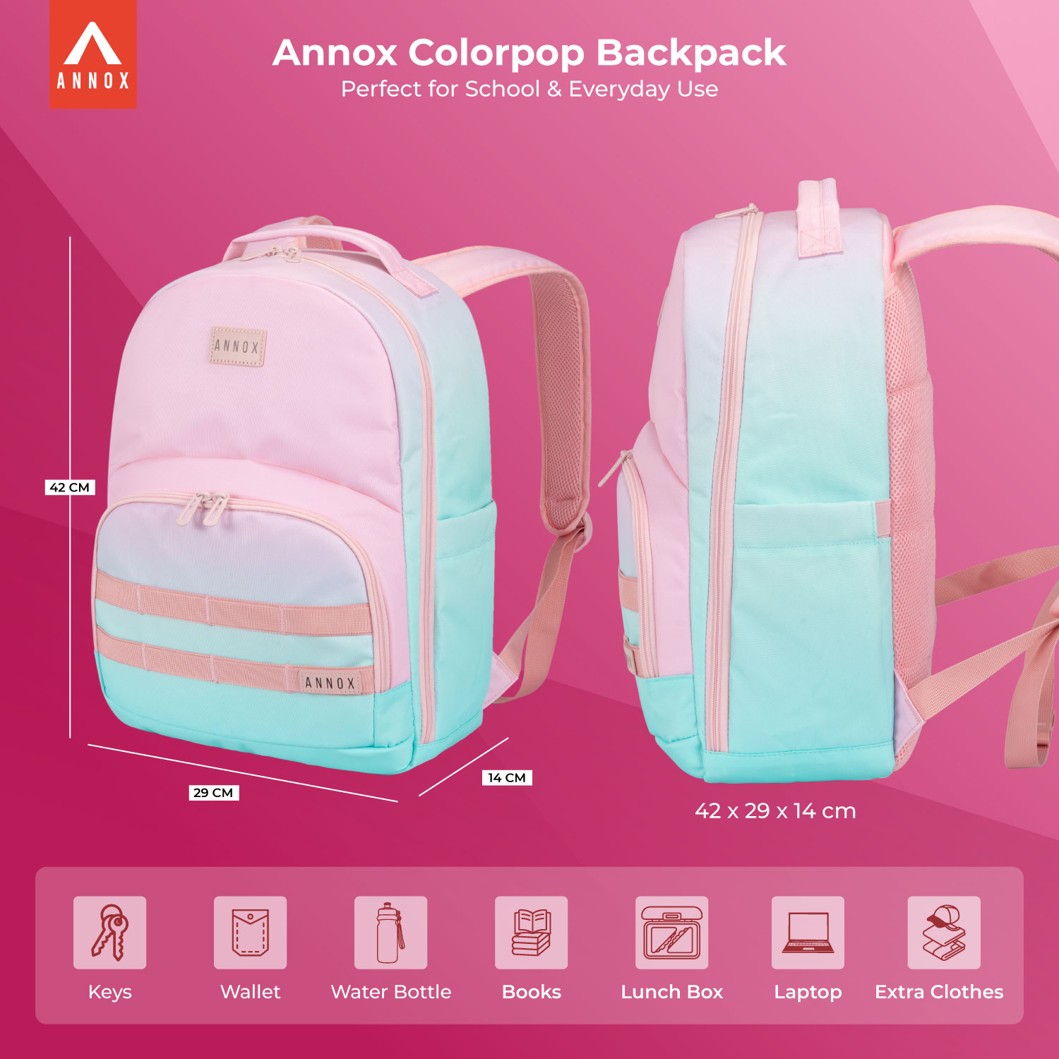 Zaino Annox Colorpop