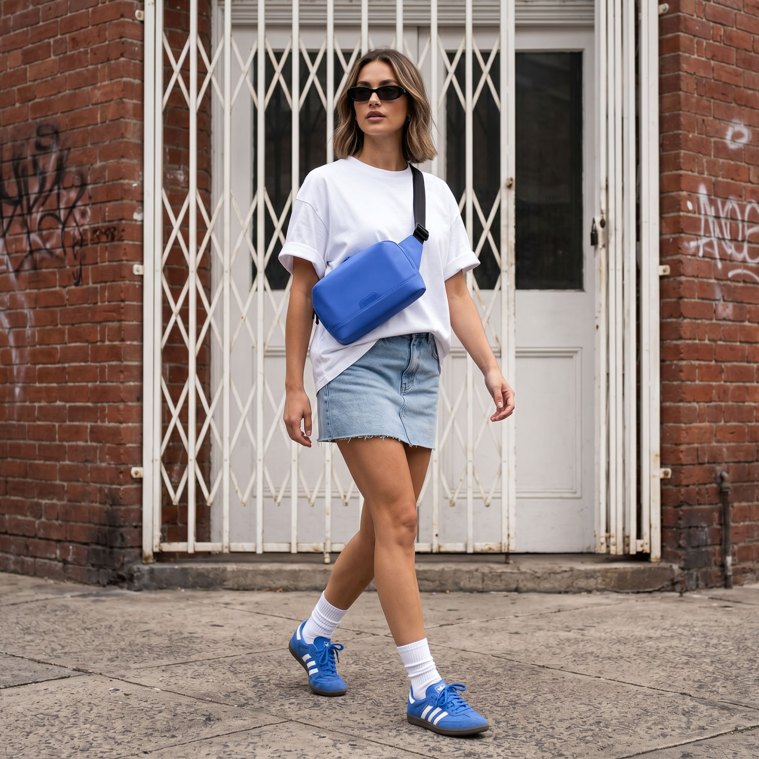 Annox Ecosmart Sling Bag – Borsa Impermeabile in Materiale Riciclato per Scooter, Skateboard e Pattini a Rullo