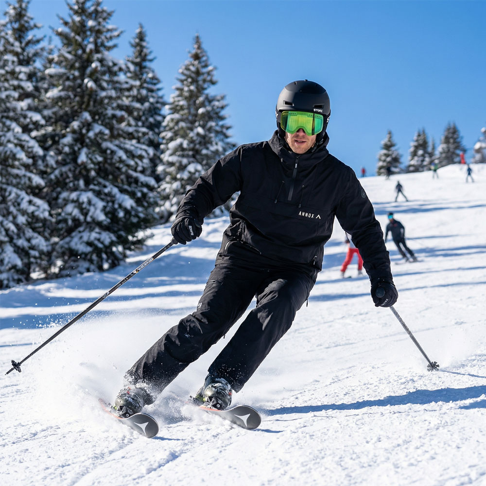 Annox Flight Occhiali da Sci/Snowboard Senza Telaio