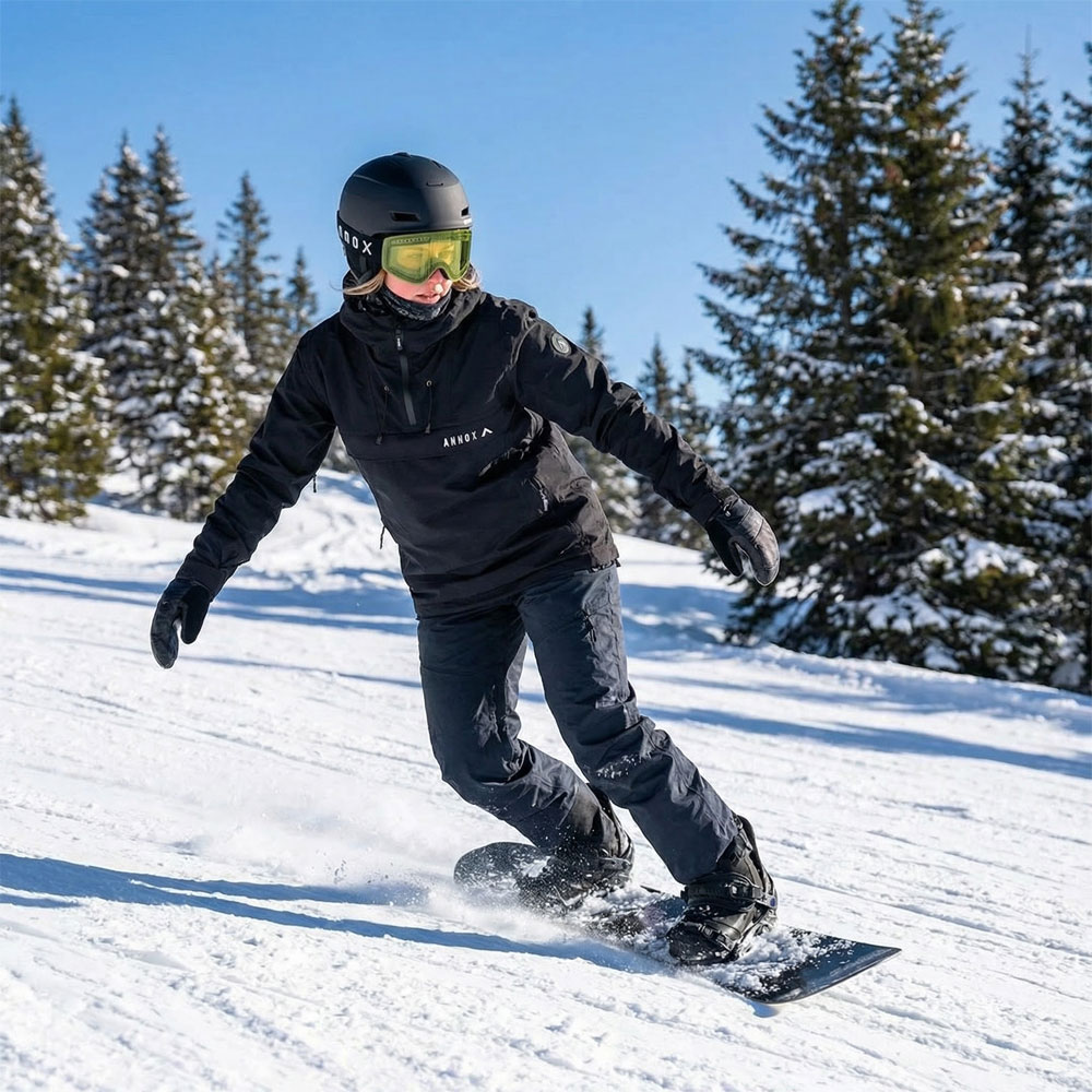 Annox Flight Occhiali da Sci/Snowboard Senza Telaio
