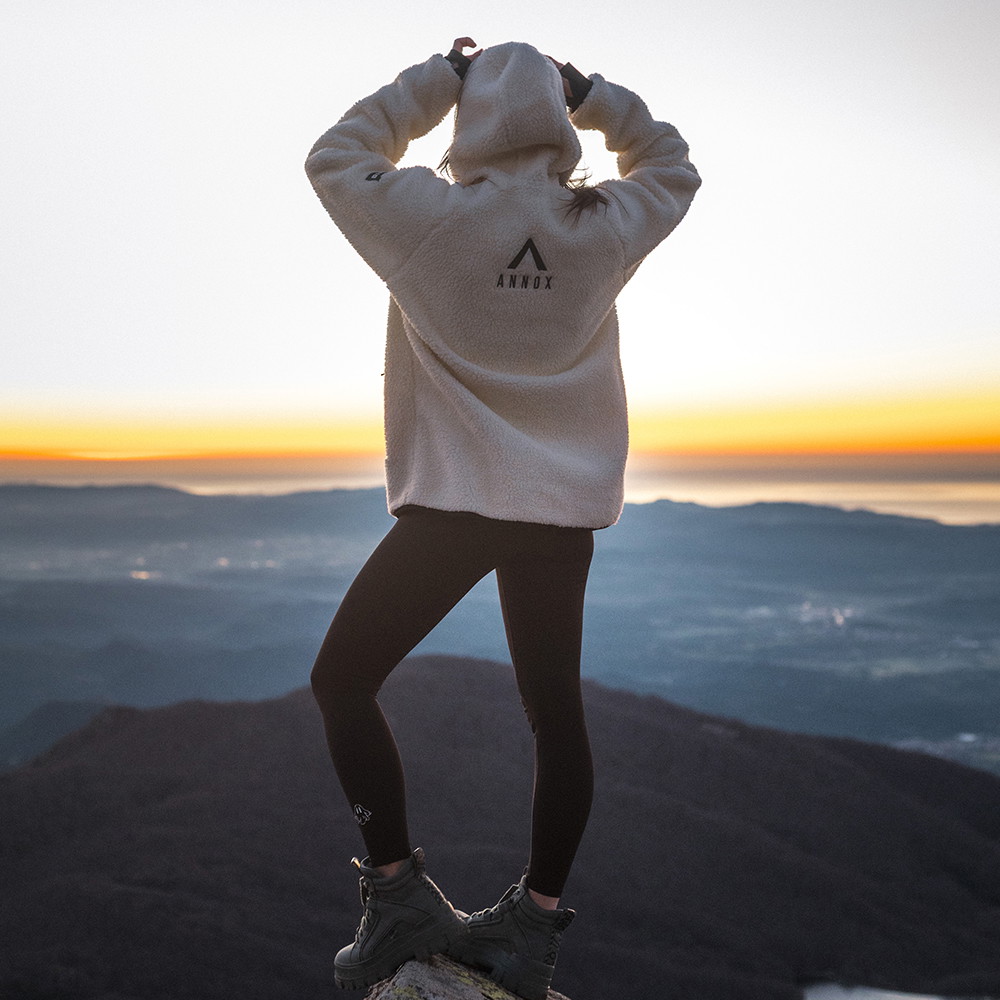 Giacca in Fleece Sherpa Annox Summit Hoodie