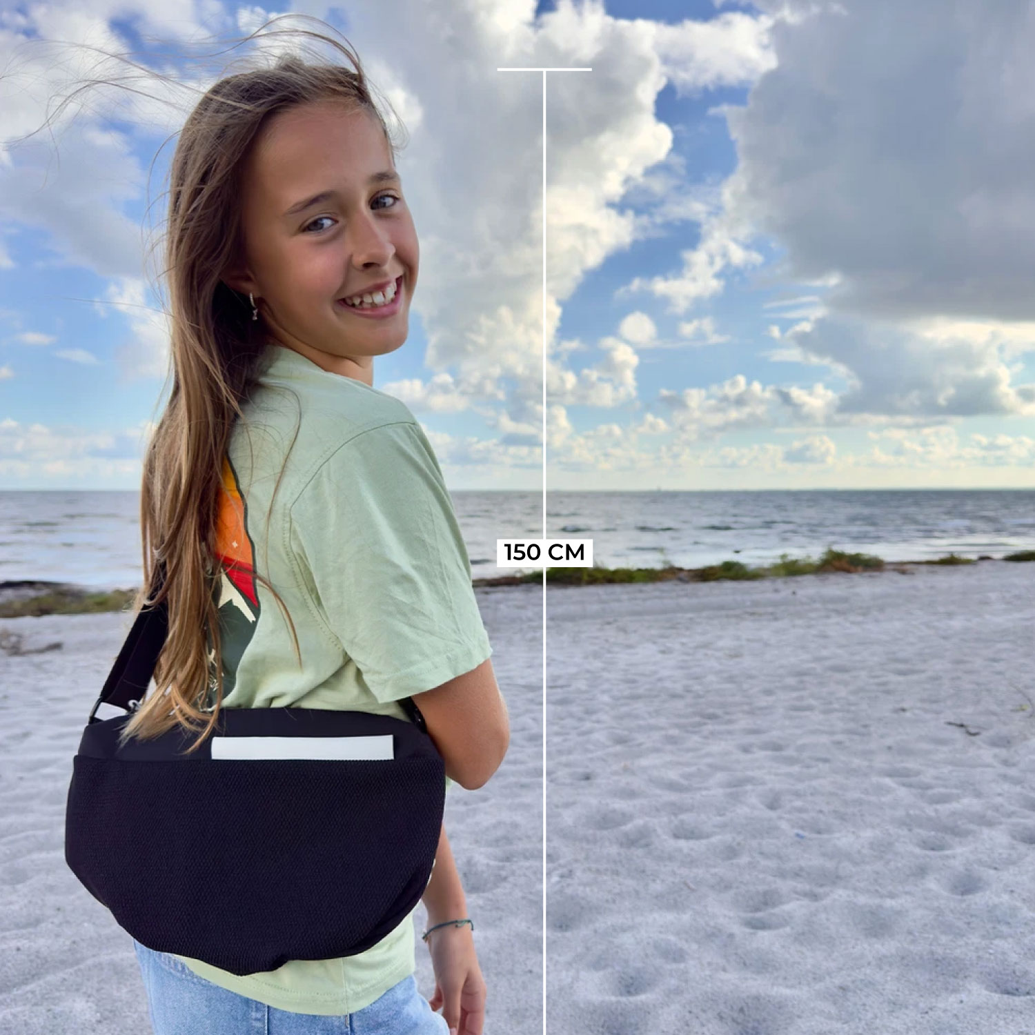 Annox On-The-Go Sling Bag – Borsa Resistente all'Acqua per Skate e Scooter