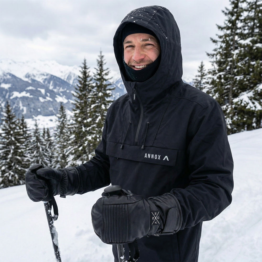 Annox Peak Guanti da sci in pelle