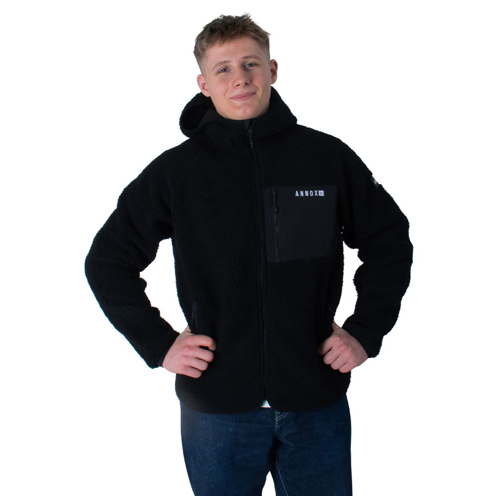 Giacca in Fleece Sherpa Annox Summit Hoodie