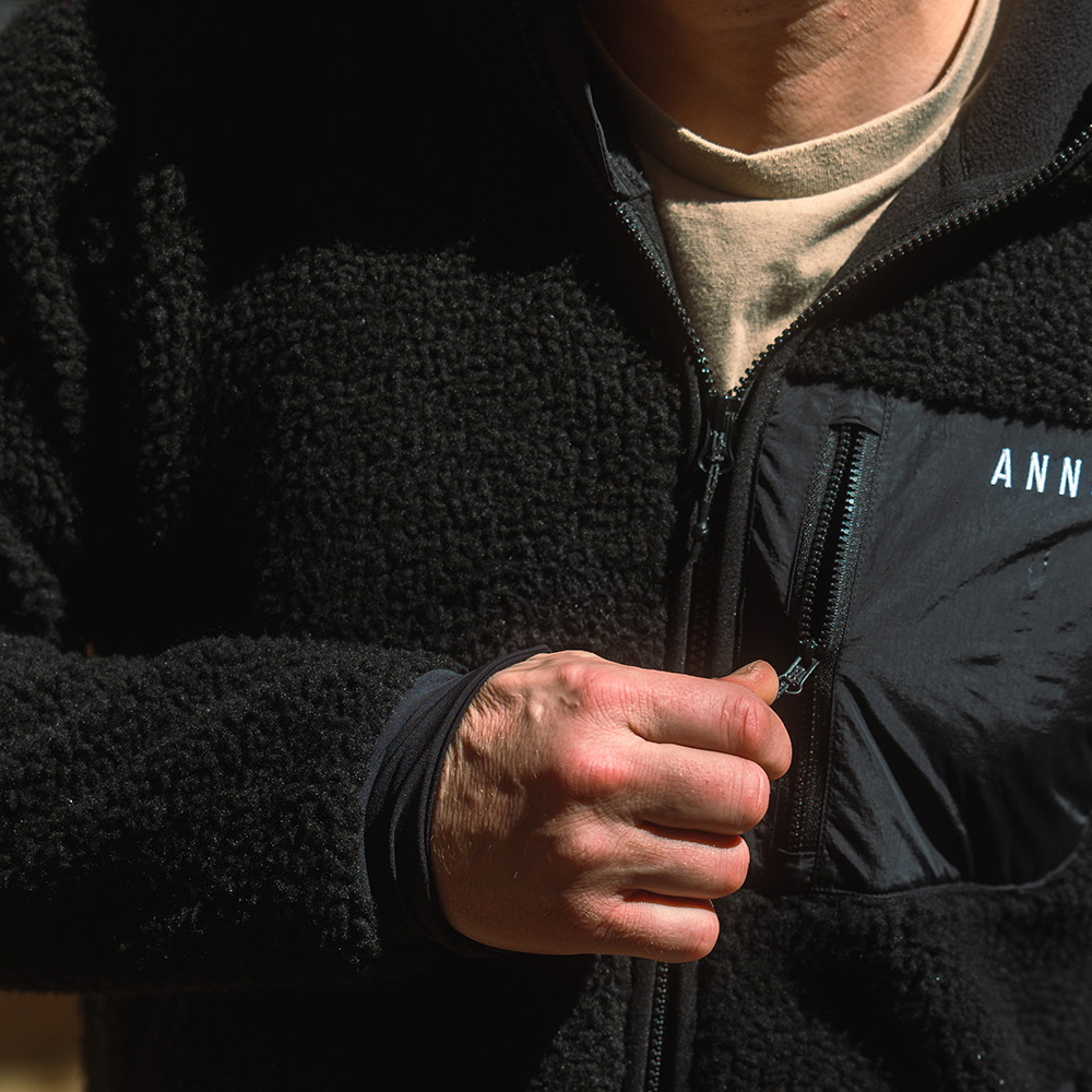 Giacca in Fleece Sherpa Annox Summit Hoodie