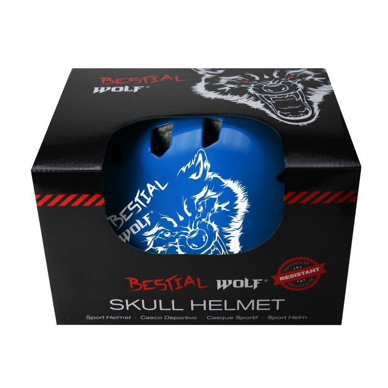 Bestial Wolf Skull Casco