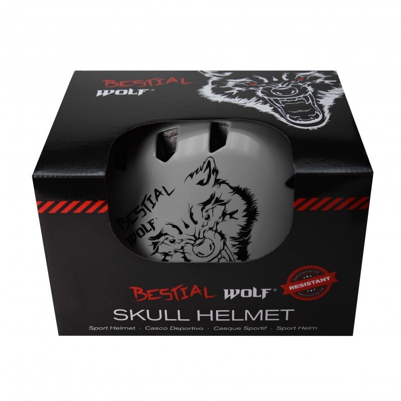 Bestial Wolf Skull Casco