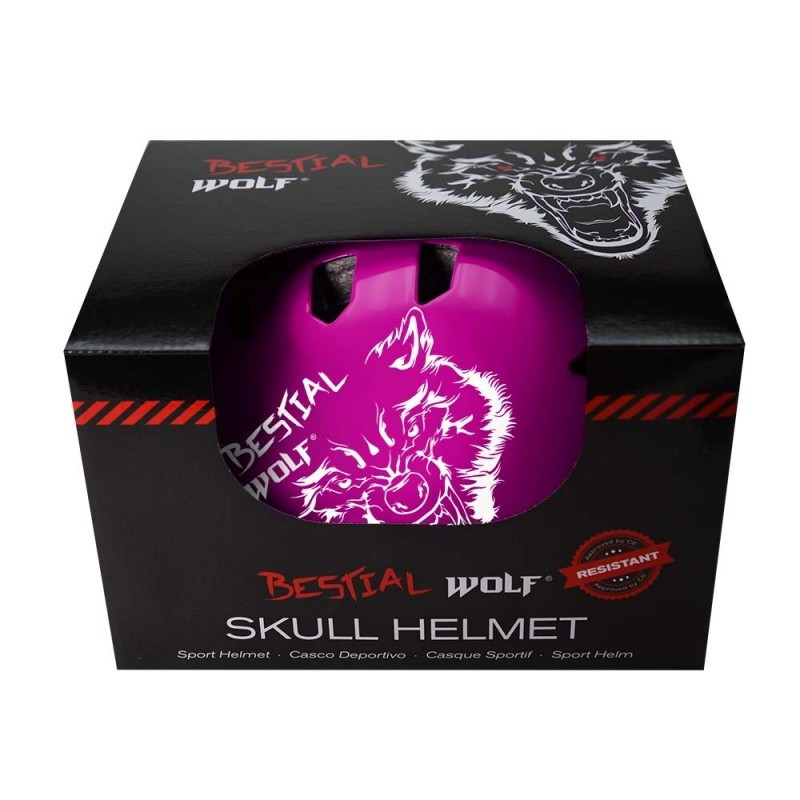 Bestial Wolf Skull Casco