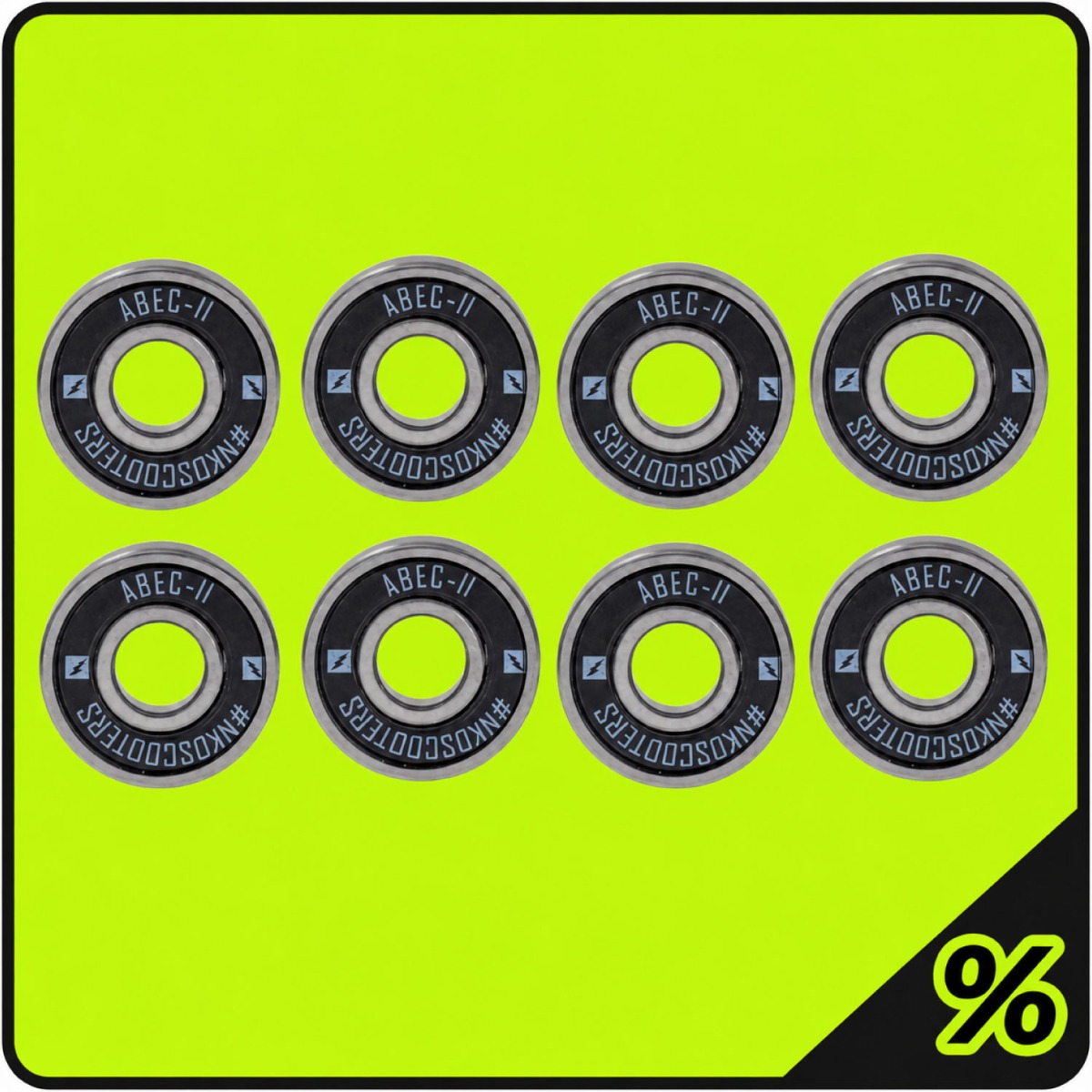 60% Di Sconto Extra 8 x Cuscinetti NKD Abec-11