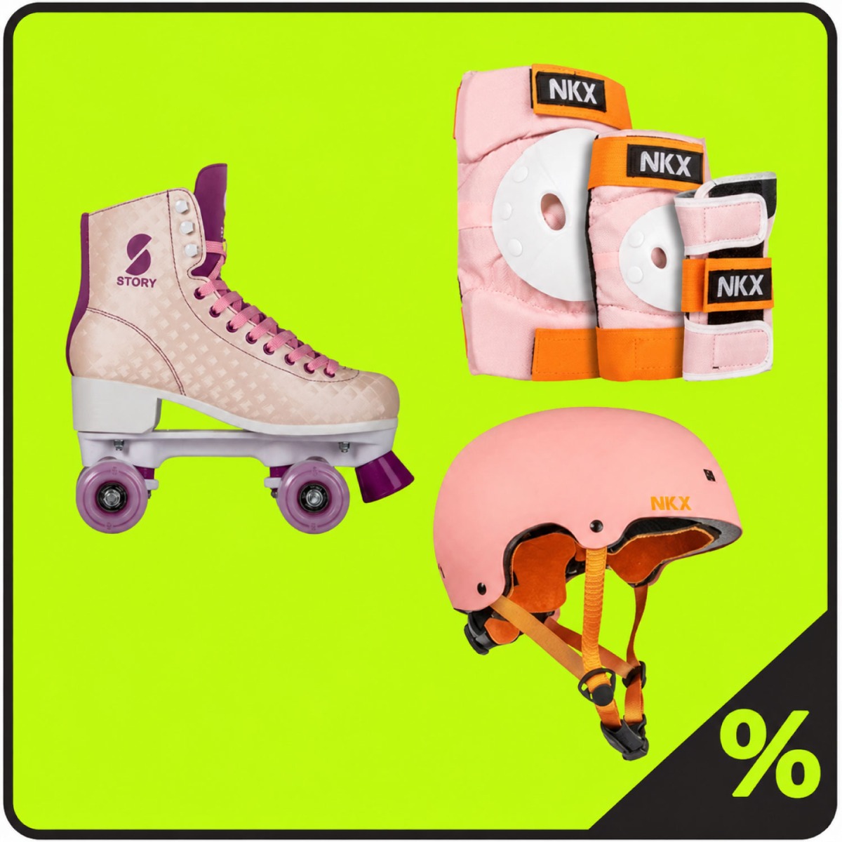 25% Di Sconto Extra Pacchetto Pattini A Rotelle Per Bambini
