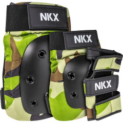 NKX 3-Pack Pro Protective Gear - Ginocchiere, Gomitiere e Polsiere