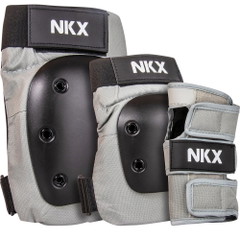 NKX 3-Pack Pro Protective Gear - Ginocchiere, Gomitiere e Polsiere