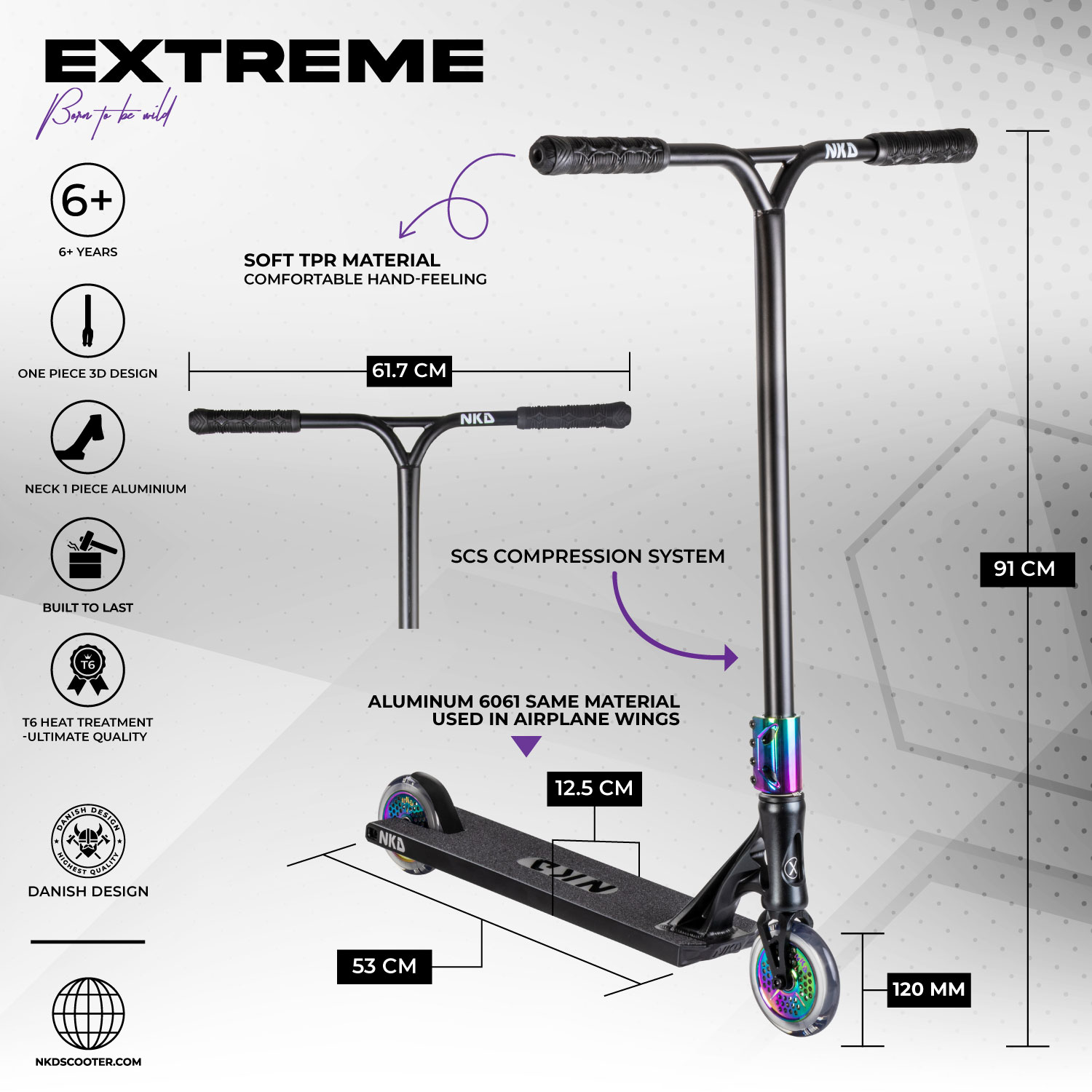 NKD Extreme Stunt Scooter