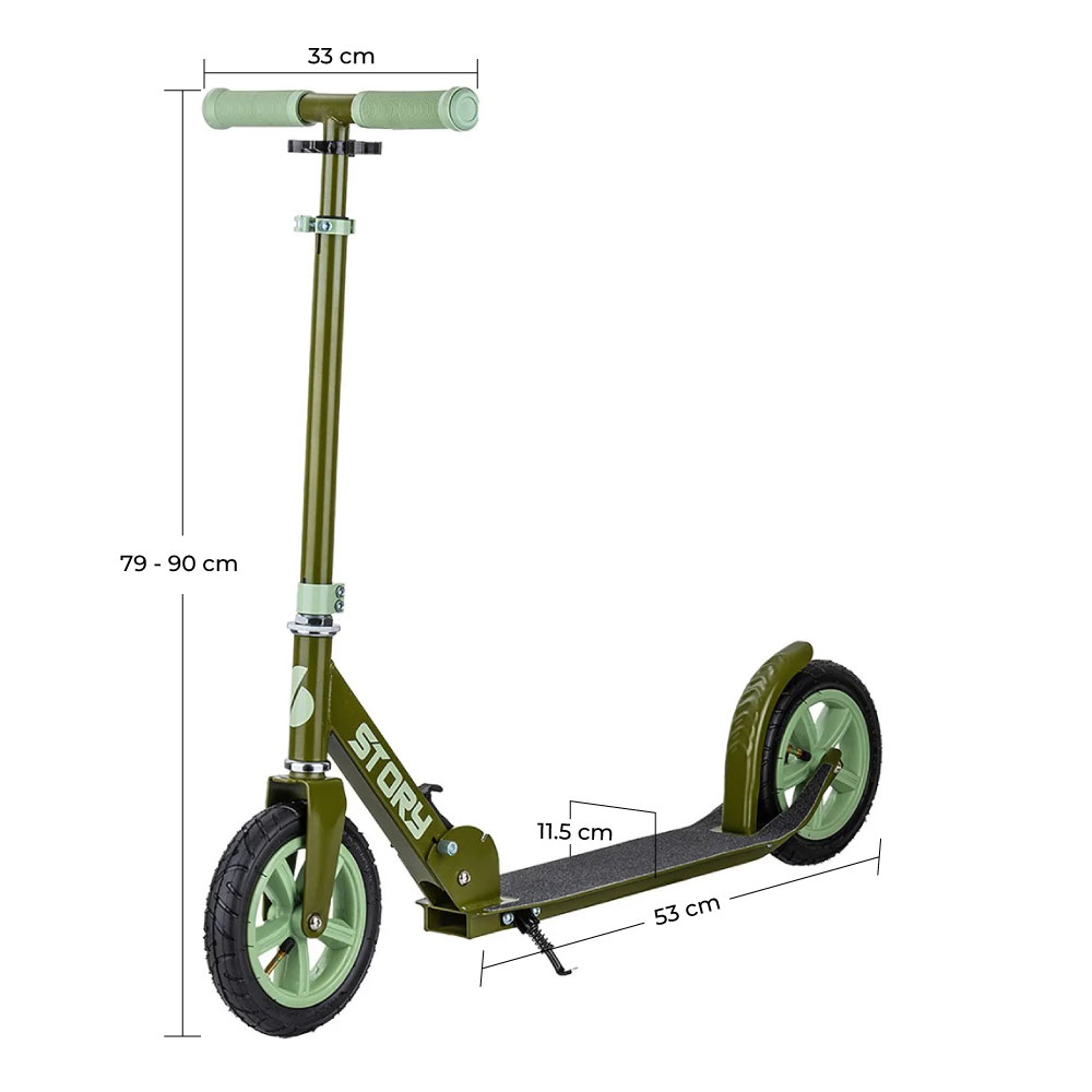 Story Civic Comfort Air-wheels Scooter Pieghevole