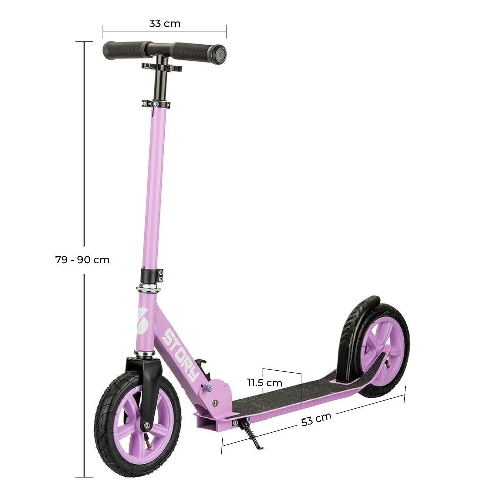 Story Civic Comfort Air-wheels Scooter Pieghevole