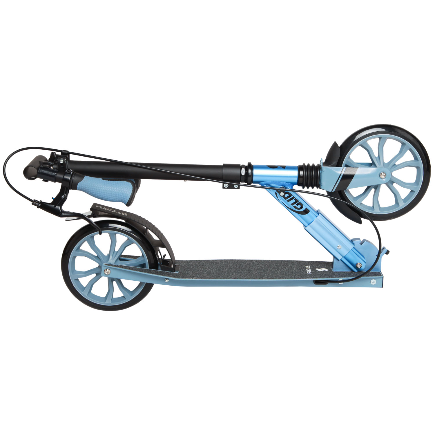 Story GlideX Elite Scooters Commuter Pieghevole – sospensione e freno a mano