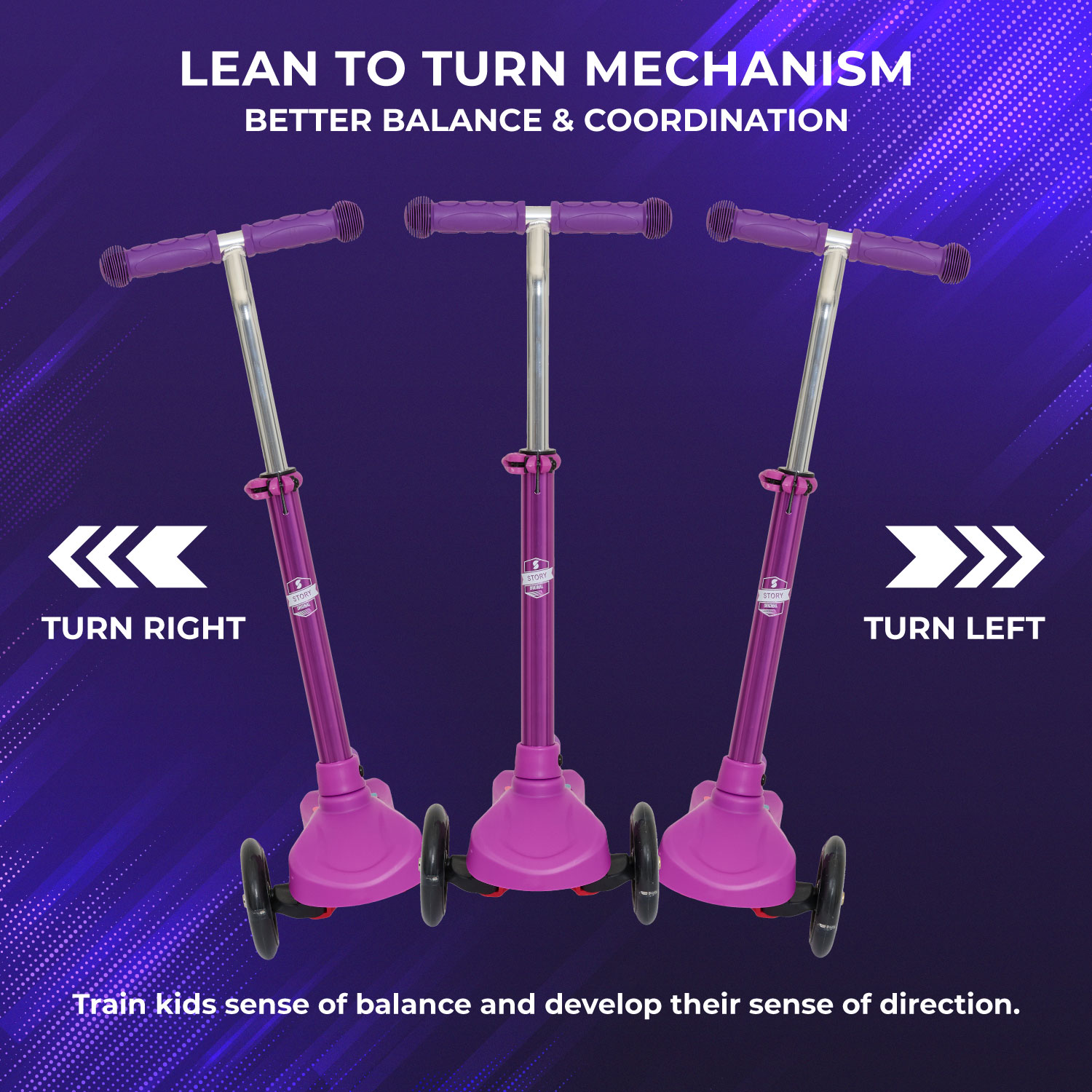 Story Mini LED 3 Wheel Trottinette