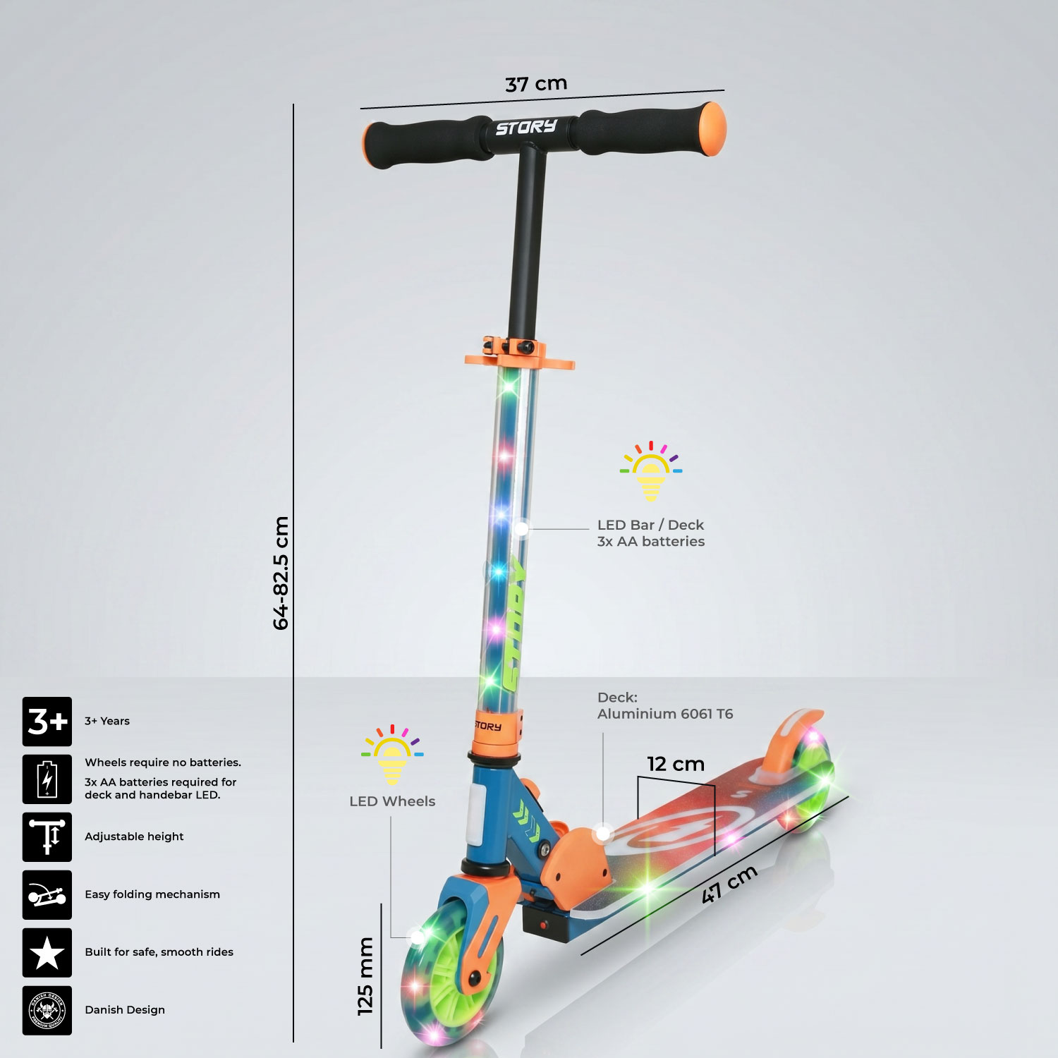 Story Tutto Led Tipi Pieghevole per Bambini Trottinette