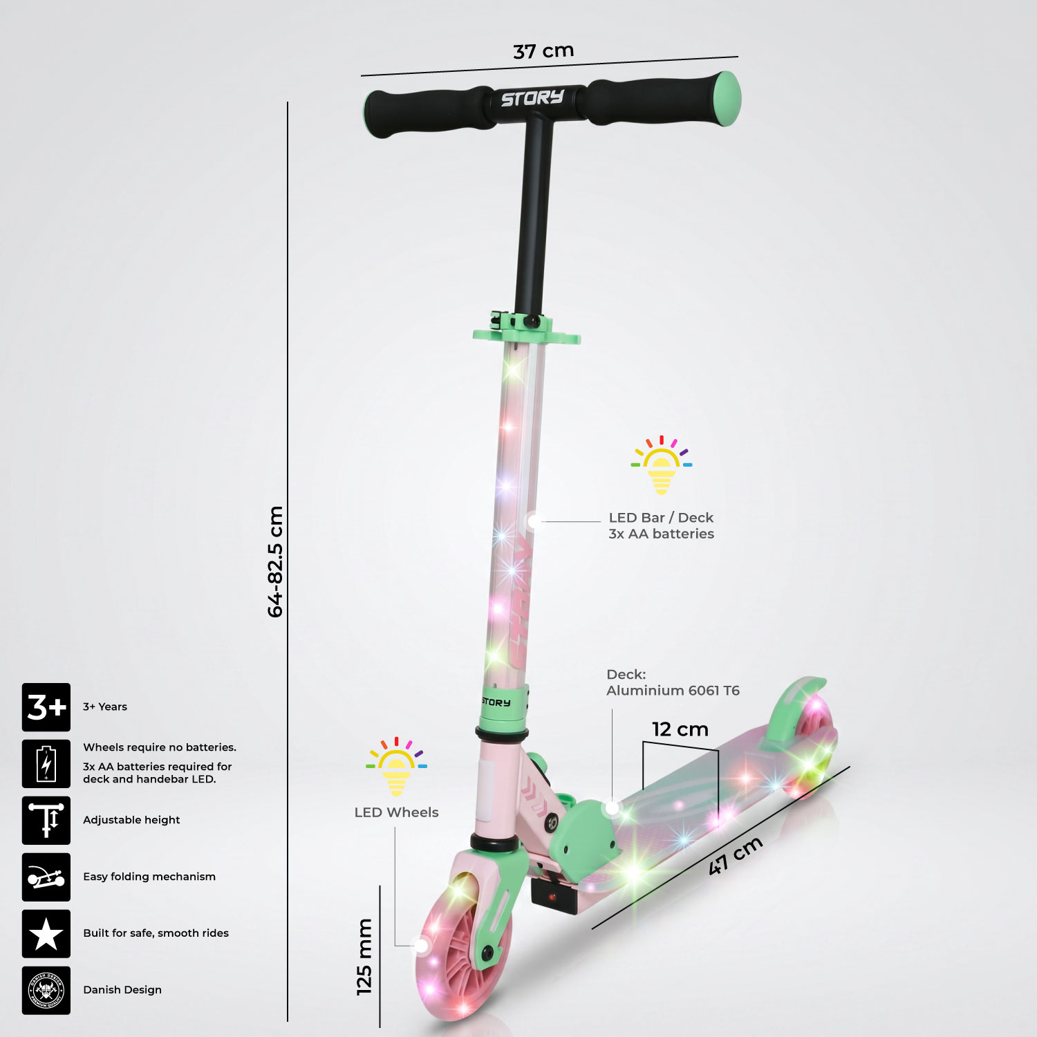Story Tutto Led Tipi Pieghevole per Bambini Trottinette