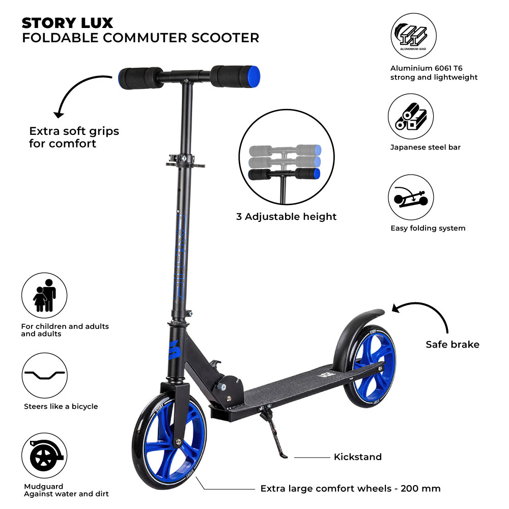 Story Lux Scooter Commuter Pieghevole