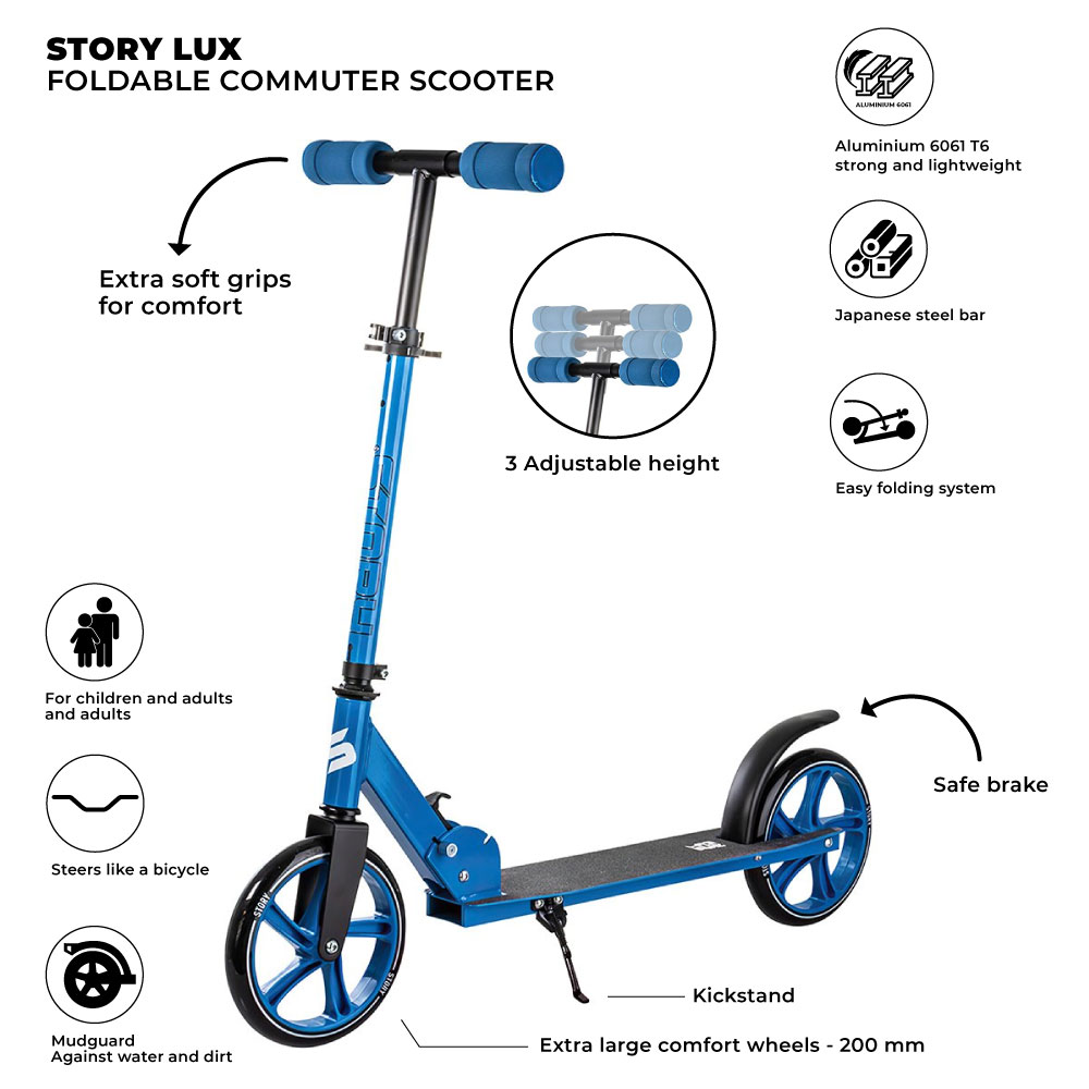 Story Lux Scooter Commuter Pieghevole