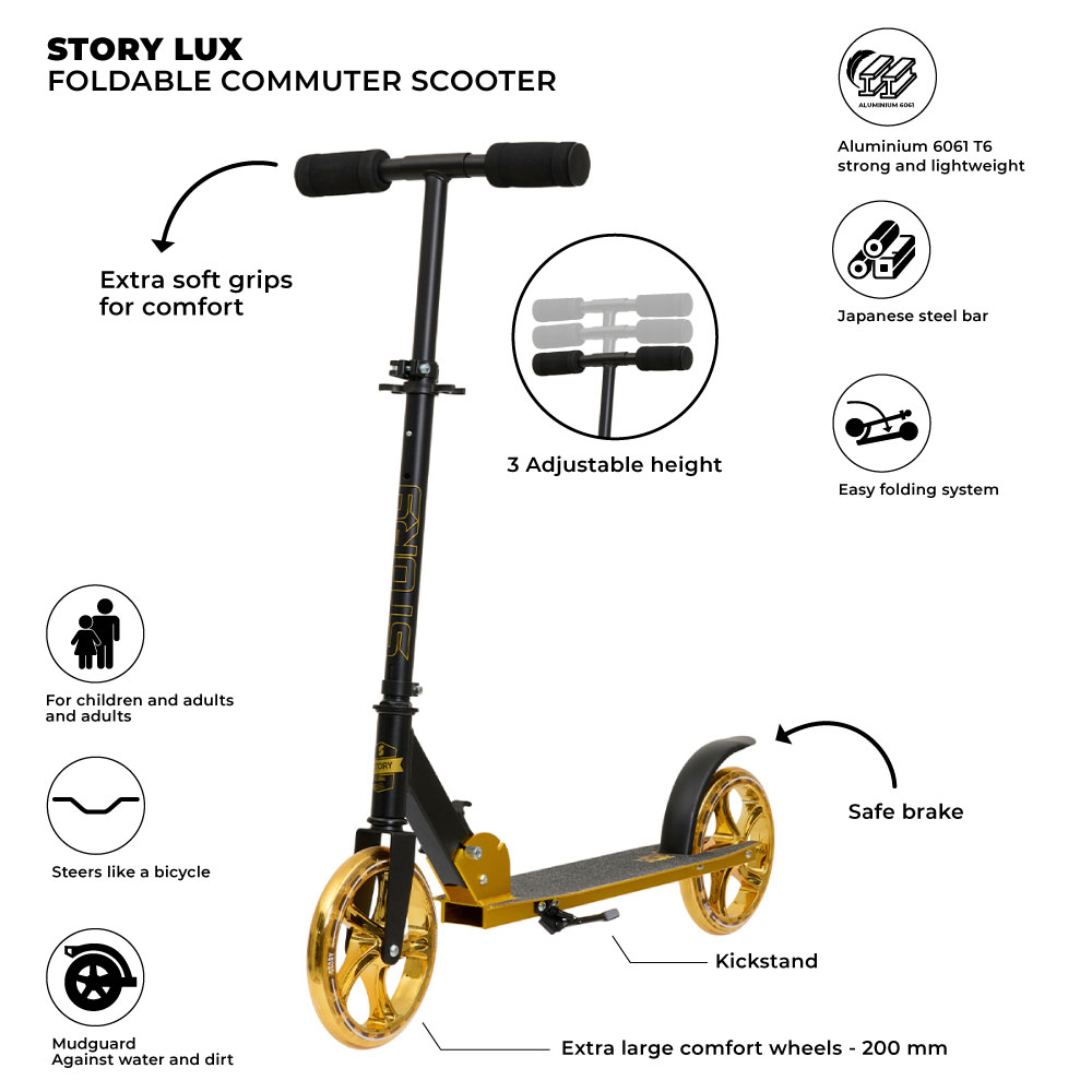 Story Lux Scooter Commuter Pieghevole