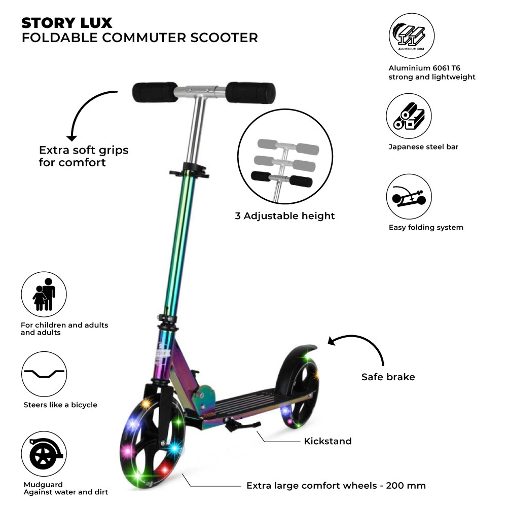 Story Lux Scooter Commuter Pieghevole