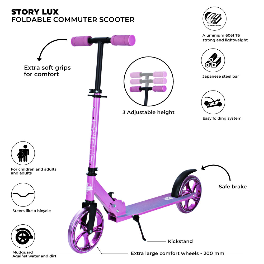 Story Lux Scooter Commuter Pieghevole