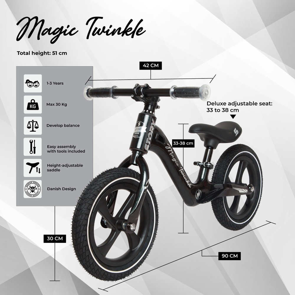 Magic Twinkle Story Magic Twinkle – Bicicletta a Bilancia in Magnesio Legg