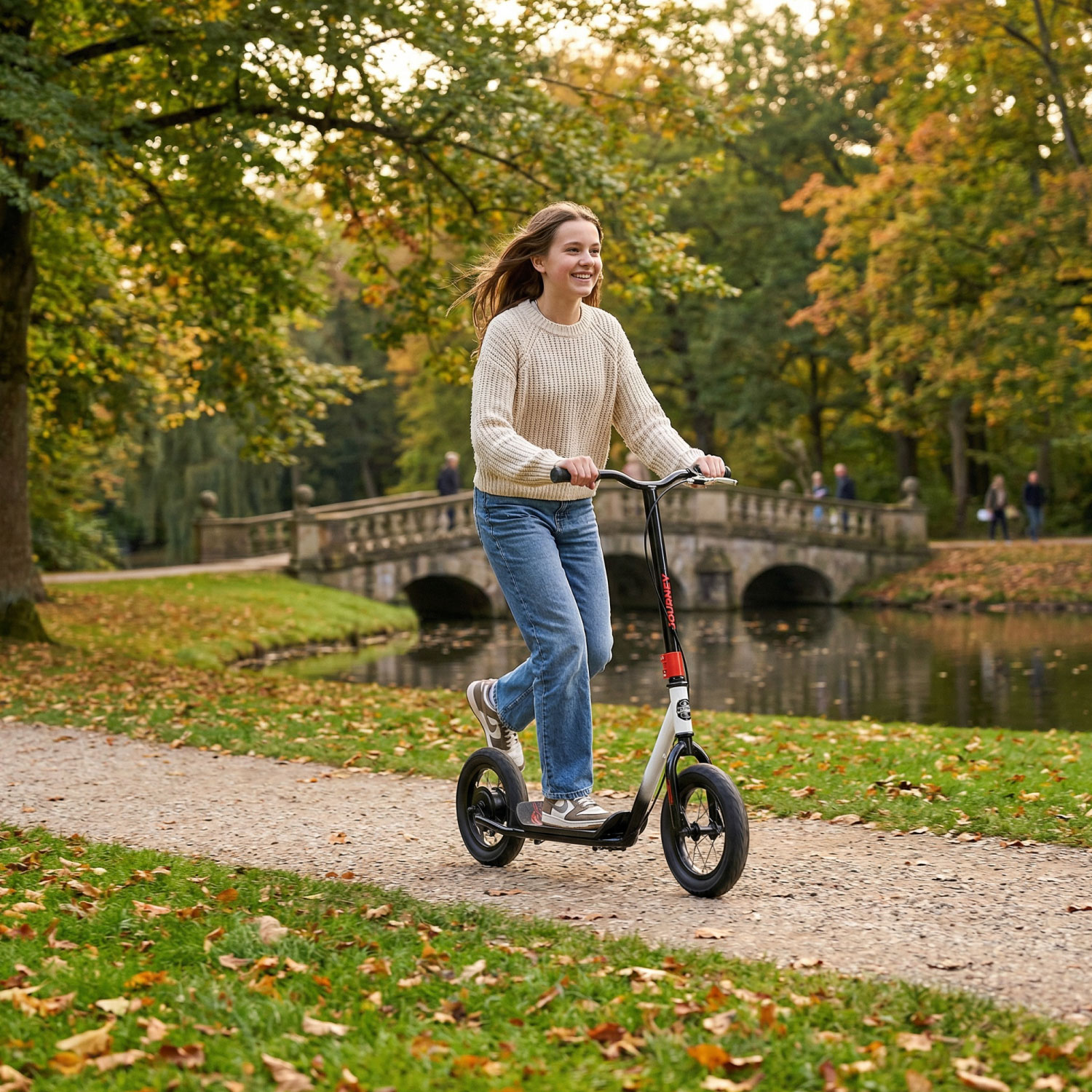 Story Urban Journey Original – Monopattino Freestyle con ruote pneumatiche da 300 mm