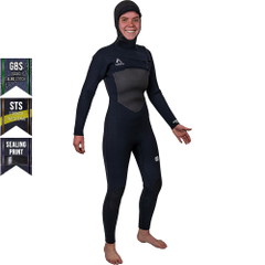 Annox Union Wetsuit con Cappuccio da Donna 6/5/4