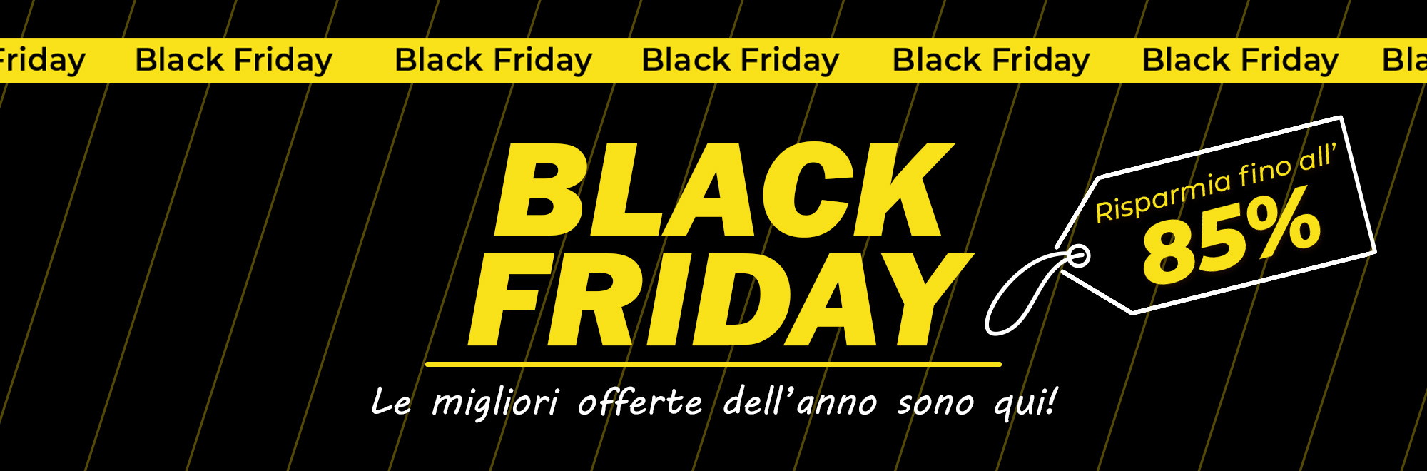 Black Friday sales banner